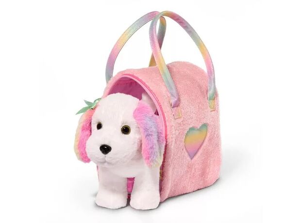 کیف دستی مخملی پوچی پاپس Pucci Pups به همراه هاپو مالتیز, image 4