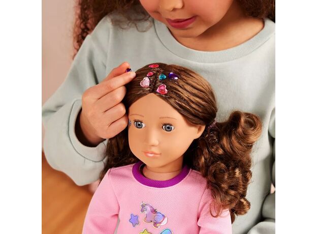 عروسک 46 سانتی OG مدل Finley همراه با اکسسوری و کتاب استیکر, image 2