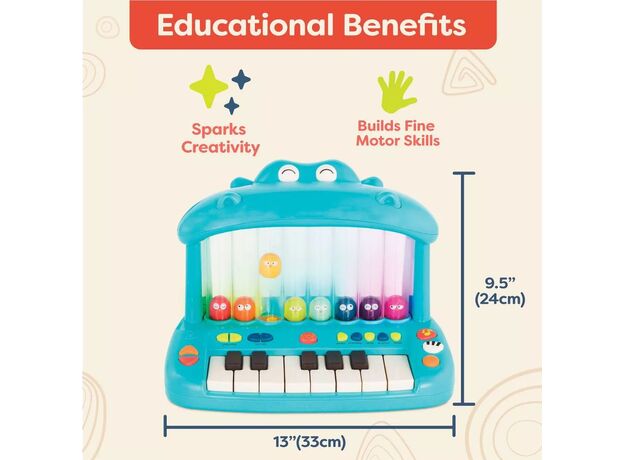 پیانو هیپو پاپ B.Toys, image 3