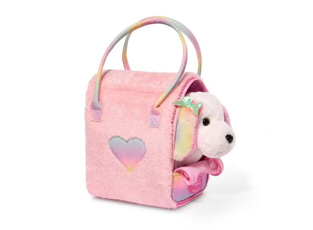کیف دستی مخملی پوچی پاپس Pucci Pups به همراه هاپو مالتیز, image 5