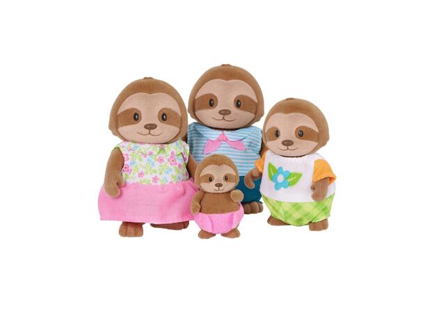 خانواده 4 نفری تنبل های Li'l Woodzeez مدل Slothington Sloth, image 2