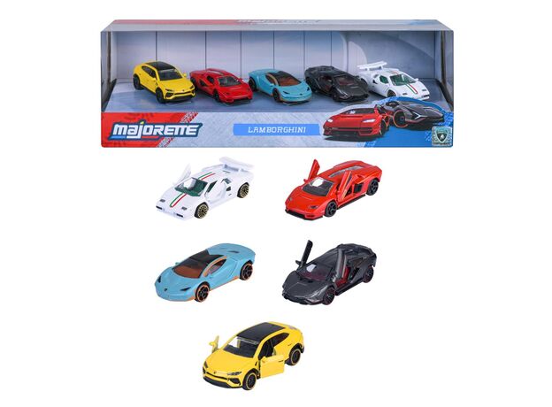 پک 5 تايی ماشين های فلزی Majorette مدل Lamborghini, image 