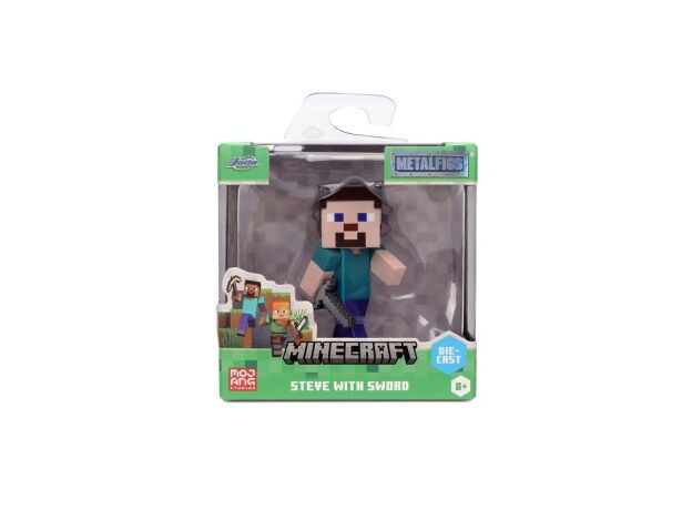 فیگور فلزی 6 سانتی Minecraft مدل استیو با شمشیر, تنوع: 9385138300W04-Steve, image 6