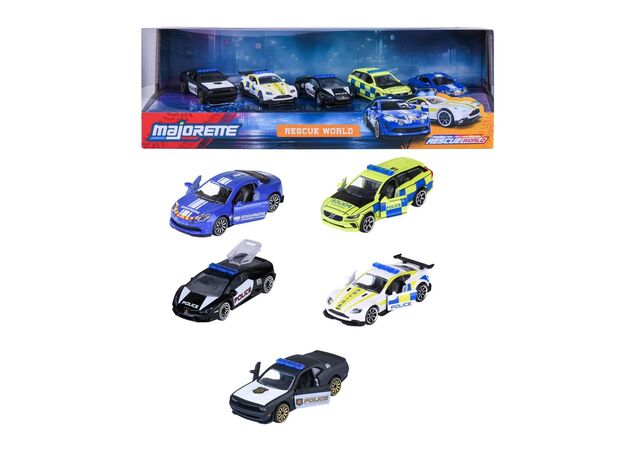 پک 5 تايی ماشين های فلزی Majorette مدل Rescue World, image 
