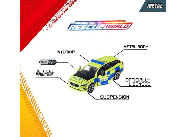 پک 5 تايی ماشين های فلزی Majorette مدل Rescue World, image 3