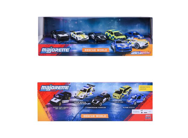 پک 5 تايی ماشين های فلزی Majorette مدل Rescue World, image 7