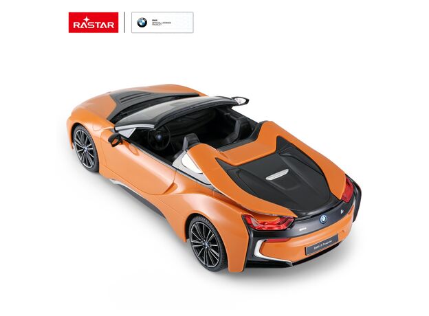 ماشین کنترلی بی ام و i8 Roadster نارنجی راستار با مقیاس 1:12, image 5 ماشین کنترلی بی ام و i8 Roadster نارنجی راستار با مقیاس 1:12, image 5