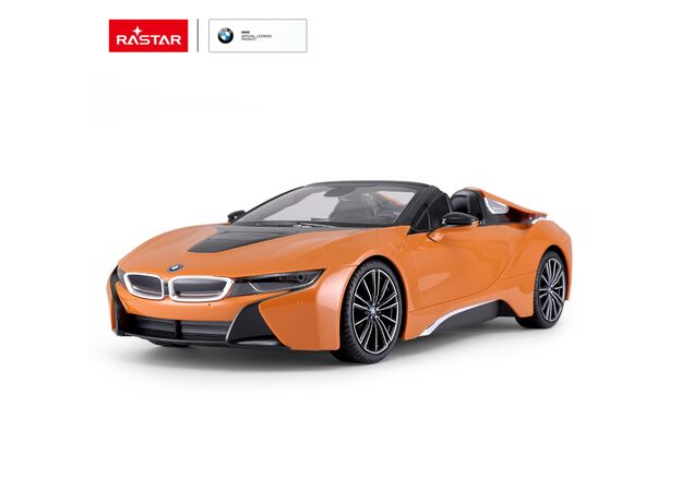 ماشین کنترلی بی ام و i8 Roadster نارنجی راستار با مقیاس 1:12, image 4 ماشین کنترلی بی ام و i8 Roadster نارنجی راستار با مقیاس 1:12, image 4