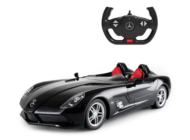 ماشین کنترلی مرسدس بنز SLR مشکی راستار با مقیاس 1:12, image 