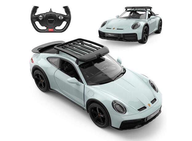 ماشین کنترلی پورشه 911 داکار سبز یشمی راستار با مقیاس 1:14, image  ماشین کنترلی پورشه 911 داکار سبز یشمی راستار با مقیاس 1:14, image