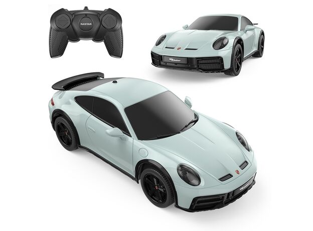 ماشین کنترلی پورشه 911 داکار سبز یشمی راستار با مقیاس 1:24, image  ماشین کنترلی پورشه 911 داکار سبز یشمی راستار با مقیاس 1:24, image