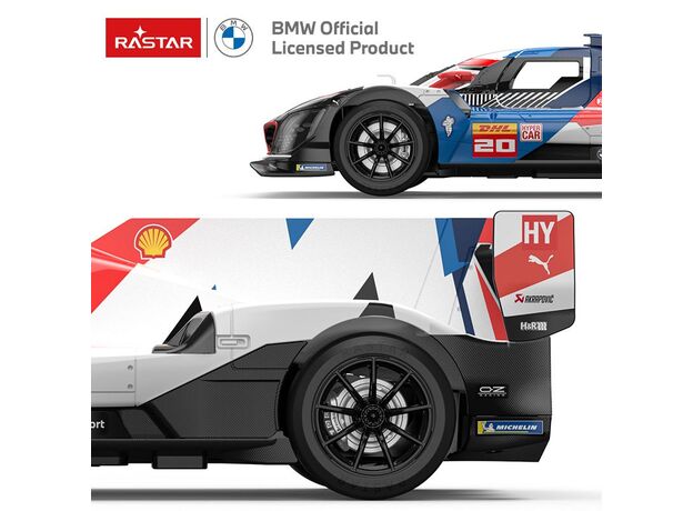 ماشین کنترلی بی ام و M Hybrid V8 سفید راستار با مقیاس 1:14, image 2
