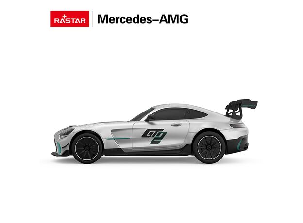 ماشین کنترلی Mercedes-AMG GT2 نقره ای راستار با مقیاس 1:24, image 4