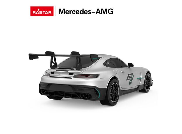 ماشین کنترلی Mercedes-AMG GT2 نقره ای راستار با مقیاس 1:24, image 7