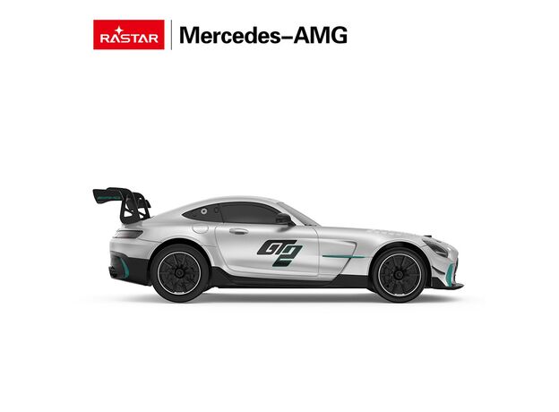 ماشین کنترلی Mercedes-AMG GT2 نقره ای راستار با مقیاس 1:24, image 5