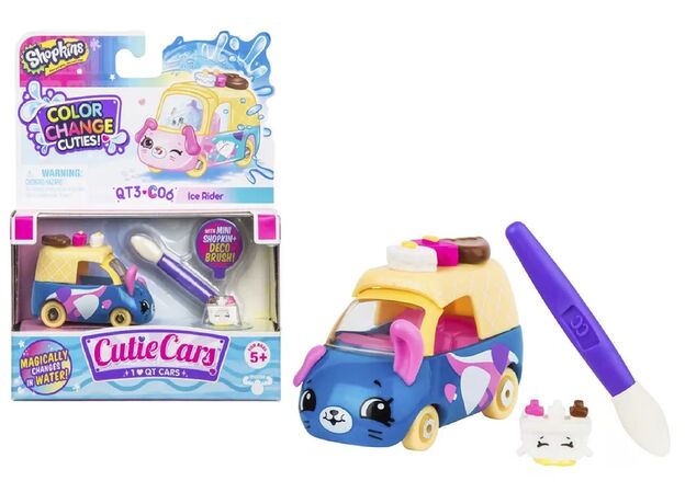 ماشین تغییر رنگ دهنده آیس رایدر Cutie Cars Shopkins, image  ماشین تغییر رنگ دهنده آیس رایدر Cutie Cars Shopkins, image