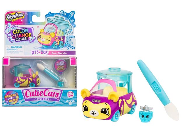 ماشین تغییر رنگ دهنده بیزی بلندر Cutie Cars Shopkins, image  ماشین تغییر رنگ دهنده بیزی بلندر Cutie Cars Shopkins, image