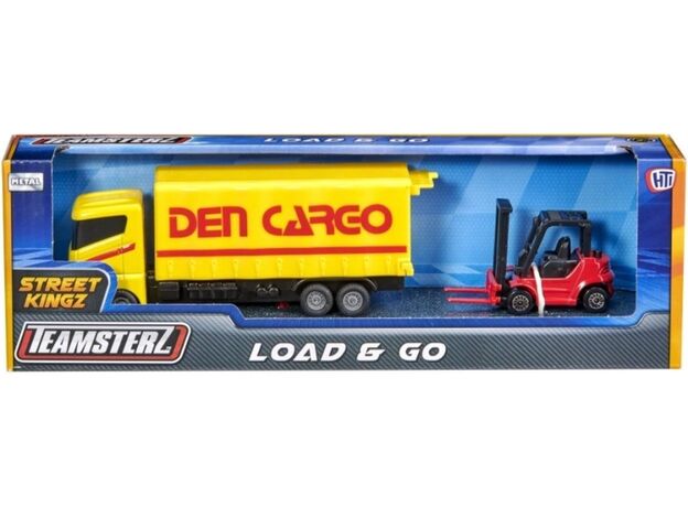 کامیون حمل بار و لیفتراک Teamsterz مدل Den Cargo, image 3 کامیون حمل بار و لیفتراک Teamsterz مدل Den Cargo, image 3