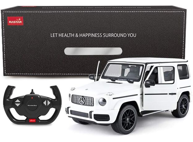 ماشین کنترلی مرسدس بنز G63 AMG سفید راستار با مقیاس 1:14, image 