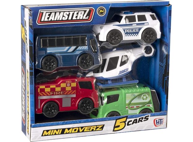 پک 5 تایی ماشین های مینی شهری Teamsterz, image  پک 5 تایی ماشین های مینی شهری Teamsterz, image