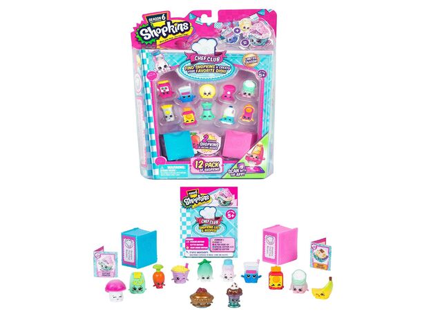 پک 12 تایی فیگورهای Shopkins سری Chef Club, image 