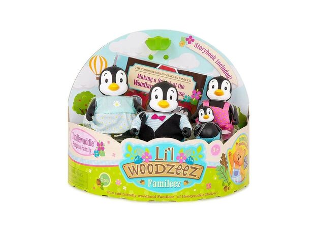 خانواده 4 نفری پنگوئن های Li'l Woodzeez مدل Toddlewaddle Penguins, image  خانواده 4 نفری پنگوئن های Li'l Woodzeez مدل Toddlewaddle Penguins, image
