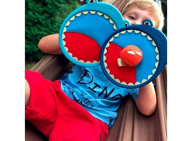 بازی راکت توپ گیر Velcro Ball مدل کوسه B. Toys, image 4