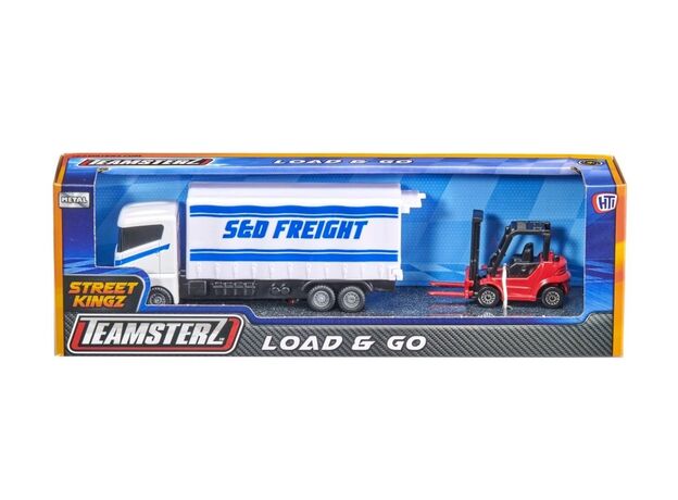 کامیون حمل بار و لیفتراک Teamsterz مدل Sed Freight, image 3 کامیون حمل بار و لیفتراک Teamsterz مدل Sed Freight, image 3