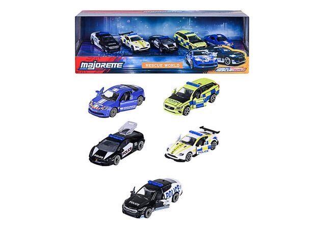پک 5 تايی ماشين های فلزی Majorette مدل Rescue World, image 