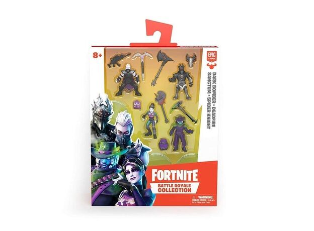 ست 4 تایی فیگورهای فورتنایت بتل رویال مدل Dark Bomber, image 8