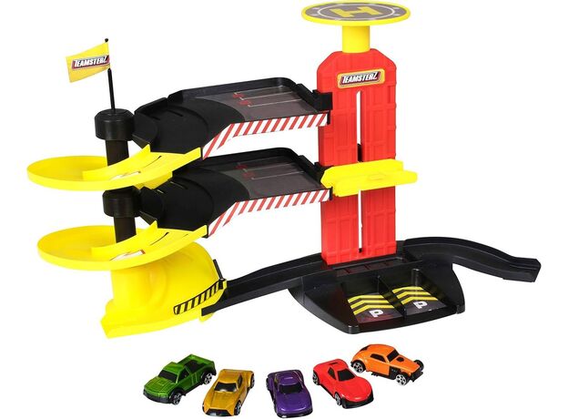 ست پارکینگ شهری و گاراژ 3 طبقه Teamsterz به همراه 5 ماشین, image 2