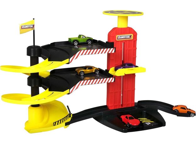 ست پارکینگ شهری و گاراژ 3 طبقه Teamsterz به همراه 5 ماشین, image 4