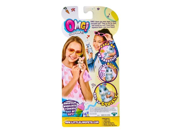 خرگوش خاکستری کوچولوی اسکوییشی OMG Pets, image 5