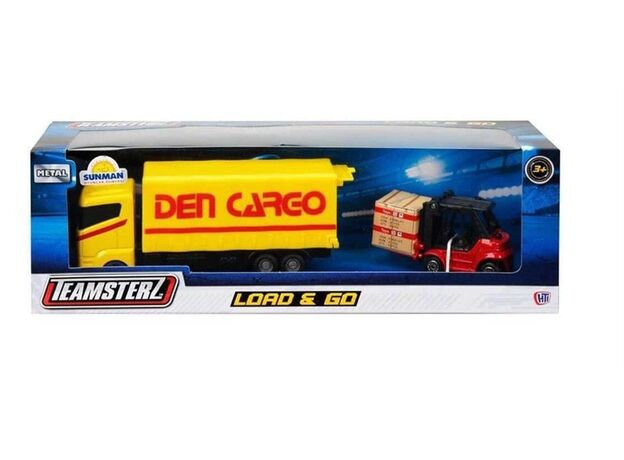 کامیون حمل بار و لیفتراک Teamsterz مدل Den Cargo, تنوع: 1374104-Den Cargo, image 3