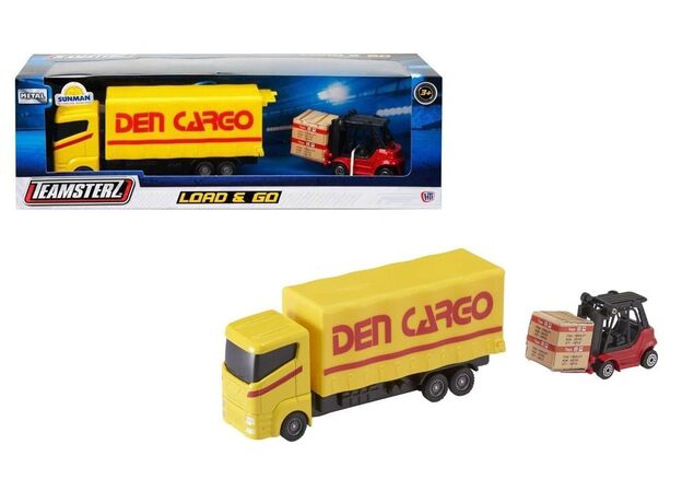 کامیون حمل بار و لیفتراک Teamsterz مدل Den Cargo, تنوع: 1374104-Den Cargo, image 