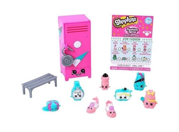 پک 8 تایی فیگورهای  Shopkinsسری Fashion Spree مدل Gym, image 4