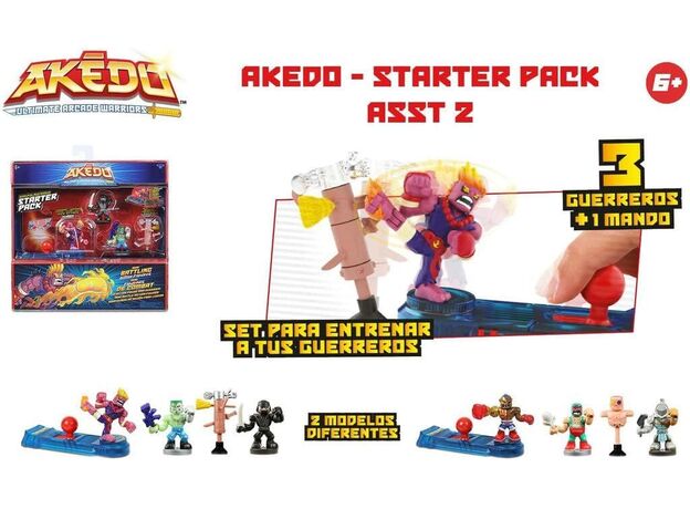 آکدو جنگجو پک 3 تایی فیگور های Akedo سری Starter Pack, image 8