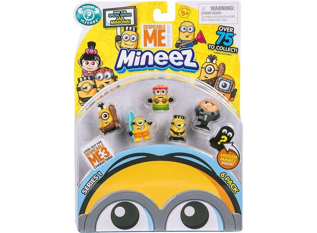 پک 6 تایی مینی فیگور مینیون ها Despicable Me, image 