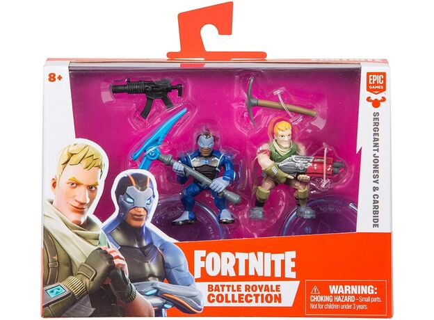 ست 2 تایی فیگورهای 5 سانت فورتنایت بتل رویال مدل Sergeant Jonesy و Carbide, image 9