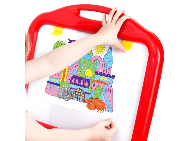 تخته خلاقیت دوطرفه مغناطیسی Crayola به همراه اکسسوری, image 3