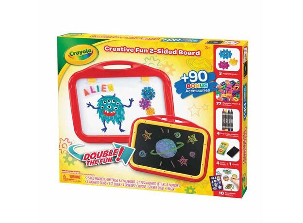 تخته خلاقیت دوطرفه مغناطیسی Crayola به همراه اکسسوری, image 11