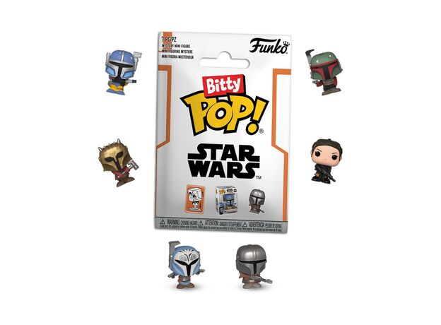 پک تکی سورپرایزی فیگور 3 سانتی فانکو بیتی پاپ جنگ ستارگان سری مندلورین, image 