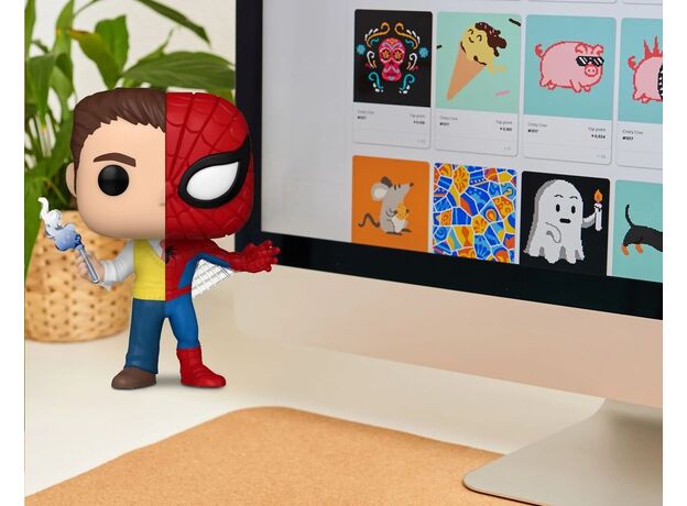 فیگور 9 سانتی فانکو پاپ پیتر پارکر/اسپایدرمن (1432), image 2