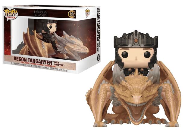 فیگور 9 سانتی فانکو پاپ اگان تارگرین سوار بر سانفایر (135), image 