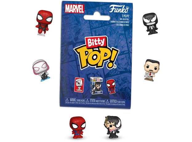 پک تکی سورپرایزی فیگور 3 سانتی فانکو بیتی پاپ اسپایدرمن مارول, image 