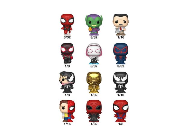 پک تکی سورپرایزی فیگور 3 سانتی فانکو بیتی پاپ اسپایدرمن مارول, image 5