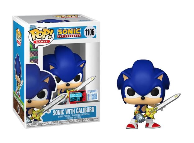 فیگور اسپشیال 9 سانتی فانکو پاپ سونیک با شمشیر کالیبورن (1106), image 