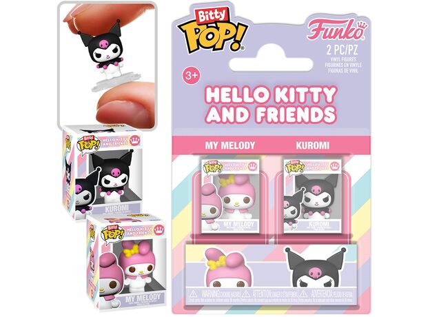 پک 2 تایی فیگورهای 3 سانتی بیتی پاپ مای ملودی و کرومی, image 