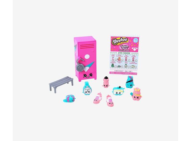 پک 8 تایی فیگورهای  Shopkinsسری Fashion Spree مدل Gym, image 2