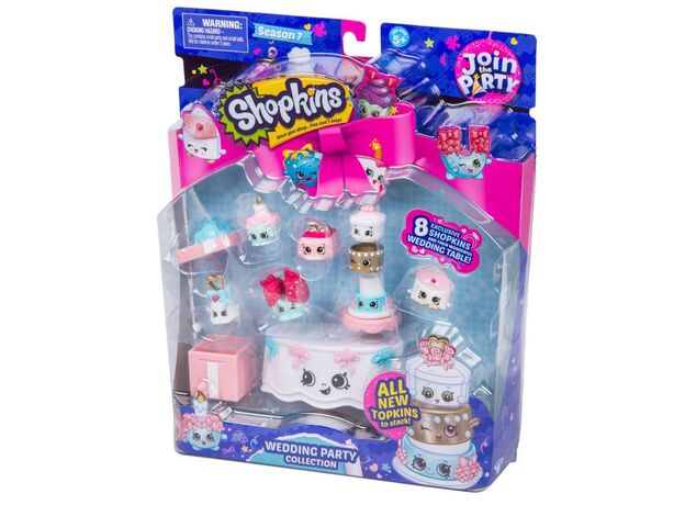 پک 8 تایی فیگورهای Shopkins سری Join the Party مدل Wedding Party, image 3